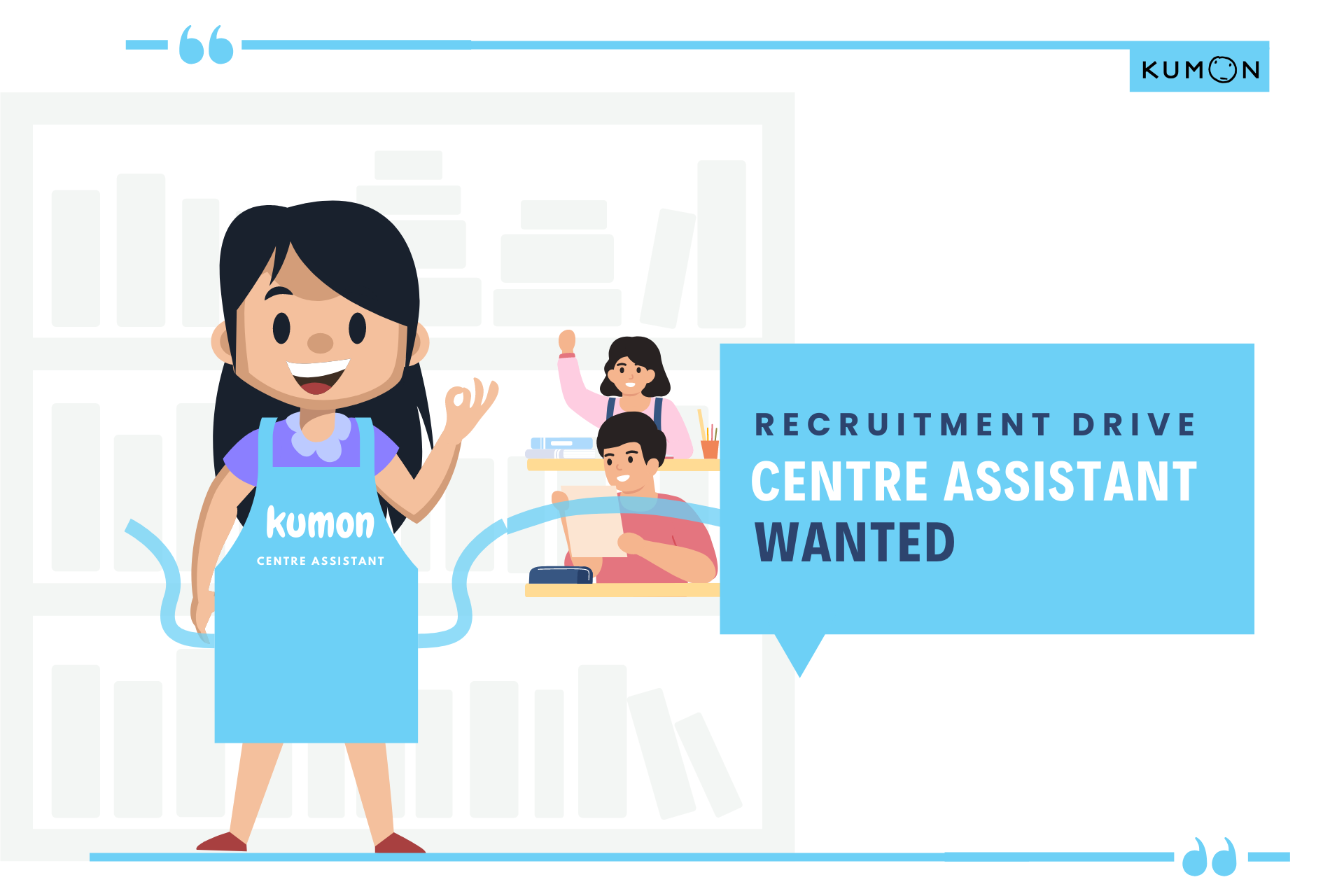 Kumon Centre Assistant Wanted Kumon SG