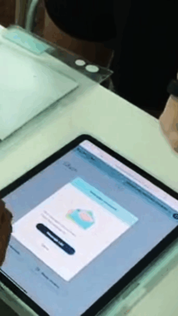 KUMON CONNECT receiving messages